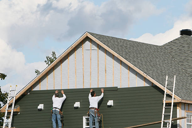 Professional Vinyl Siding technician working in Mango, FL